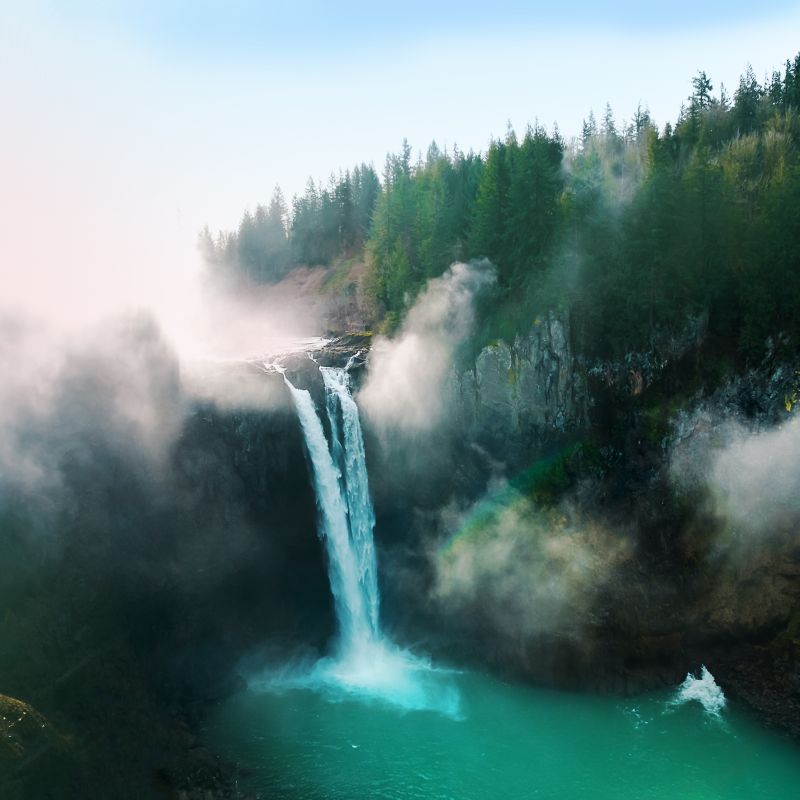Misty waterfall II