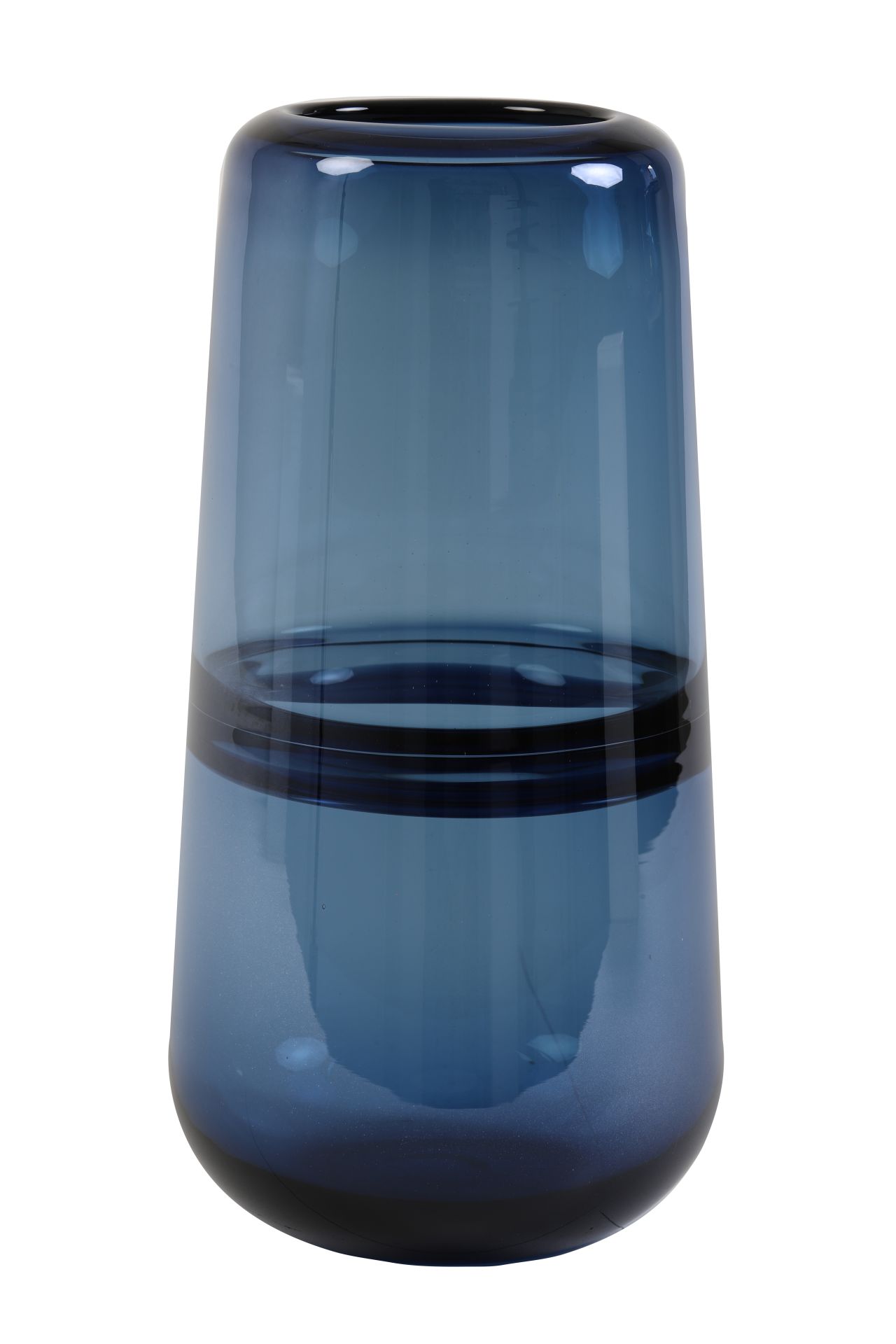 Vasen, Flaschen und Töpfe Glas Blau