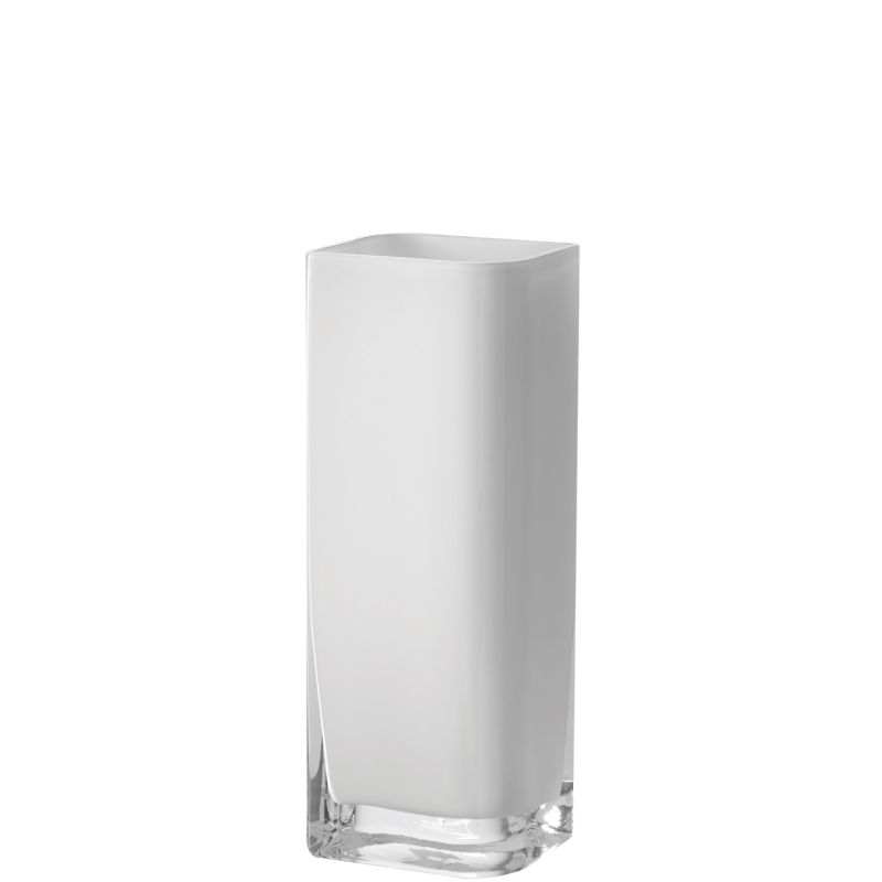 Vase 30x11cm weiß