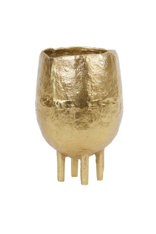Vasen, Flaschen und Töpfe Metall Gold